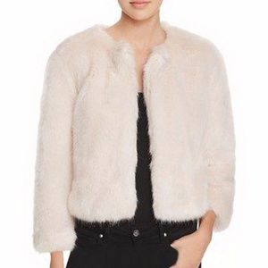 PHILANTHROPY Womens Faux Fur Short Jacket Sz L